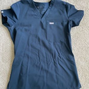 Figs Caribbean blue XXS top